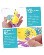 Anubhav Janni Colorful Key Wind Up Toys for Kids Walking Peacock Toyz Jumping Animals Cute Baby 6 to 12 Months Set Fun Interactive Animal Toy Boys Girls Assorted Color Design Cartoon (pack of 1) - Image 3