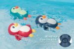Anubhav Janni Plastic Floating Penguin Bathtub Toy for Kids, Water Toys Cute Bathing Toddlers Pool Baby Swimming Playing Multicolor Age 0-3 Years Bath Bathroom Beach Girls Boys (pack of 1) - Image 3
