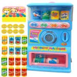 Anubhav Janni TD Creations Mini Vending Machine Toy Electronic Beverage Drink Early Developmental with Light Sound for Kid Girls Boys Prentend Game Pretend Play Kids(Multicolor)(pack of 1)