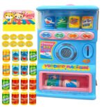 Anubhav Janni TD Creations Mini Vending Machine Toy Electronic Beverage Drink Early Developmental with Light Sound for Kid Girls Boys Prentend Game Pretend Play Kids(Multicolor)(pack of 1)