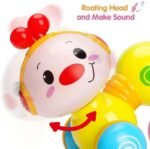 Anubhav Janni  Plastic Toddler Baby Toys 6 Months Plus Crawling Cute Caterpillar For 1 Year Old With Music Light Press Go Toys1St Birthday Gifts Boys Plastic for Musical Toy Lights (pack of 1) - Image 4