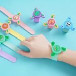 Anubhav Janni Kids Spinning Slap Wrist Band for Boys and Girls Cute Cartoon Bracelet Wrist Band with Led Light Up Great Gift Toys for Kids Multicolor (Pack of 1) - Image 7