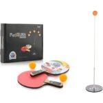 Anubhav Janni  Unicorn Portable Ping Pong Self Table Tennis Training Equipment Kit with 2 Racket Ball for Kids Adult Beginners Device Adults Children Trainer Toys Rebound Style 37Table(pack of 1)