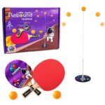 Anubhav Janni Table Tennis Practice Ball Trainer Indoor Outdoor Adults Teenagers Toys for Rebound Rackets and Balls Base Training Set Multicolor Toy Kids Games Boys Girls table Space(pack of 1)