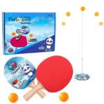 Anubhav Janni Panda Theme Table Tennis kit Trainer Toys for Kids Adults Rebound Rackets and Balls Base Training Practice Set Outdoor Indoor Games Boys Girlsndoor Hanging (Panda Theme)(pack of 1) - Image 7