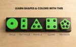 Anubhav Janni Geometric Angle Blocks Sorting and Stacking Toy, 26 Pcs Multicolour ABS Shape Sorter for 1-2-3 Years Boys Girls Smart Activity Fun Learning Geometrics Stacker Color (pack of 1) - Image 4