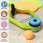 Anubhav Janni Hanging Table Tennis Trainer Toy for Kids Family Ceiling Hook Ping Pong Game Indoor Hand-Eye Coordination Training Set with 2 Paddles and 6 Balls Self-Practice Kit Kids(pack of 1) - Image 6