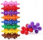 Anubhav Janni Star Shaped, Block for Kids Interlocking Blocks Colorful Building Educational STEM Toys 3+ Year Building Toys Ages 2-8 Stem Activities Construction Toddlers (100 Pcs)(pack of 1)
