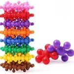 Anubhav Janni Star Shaped, Block for Kids Interlocking Blocks Colorful Building Educational STEM Toys 3+ Year Building Toys Ages 2-8 Stem Activities Construction Toddlers (100 Pcs)(pack of 1)