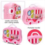 Anubhav Janni Little Chef Kitchen Set for Kids Mini Modern Food Cooking Accessories Suitcase Toy Role Play in Carry Case Pretend with Pots Fruits Utensils Stove Portable Kitchen Girls(pack of 1) - Image 3