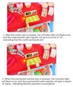 Anubhav Janni Pretend Play Mini Supermarket Toy Candy Sweet Shopping Cart, Kitchen Set Kids Toys for Boys and Girls Home Ice Cream Plastic Battery Operated 37 Pcs Super Market Girl(PACK OF 1) - Image 6