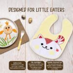 Anubhav Janni  Baby Knot Feeding Bib Boo baby Waterproof Spill Resistant Bibs, Apron With Bib Baby Feeding Bibs For 6 to 12 Months with Multiple Color Soft Cotton Printed(pack of 1) - Image 4