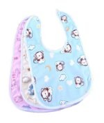 Anubhav Janni Waterproof Baby Bibs for Feeding Soft Cotton Waterproff Bib Newborn to 1 Years Apron Essential Accessories Assorted 0–24 Months Newborns Infants Toddlers Reusable (pack of 1)