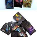 Anubhav Janni Premium Black Foil Pokémon Card Set 55 Rare Unofficial VMAX GX VSTAR Cards Shiny Battle Trading for Fans Collectors Gift Assorted TCG Deck Box V Series Vmax Moster (pack of 1) - Image 5