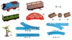 Anubhav Janni Battery Operated Train Set for Kids 66 PCS DIY Electric City Track Railway Toy with Remote Control (Big Thomas Train)Kid's Plastic Toys Sound and Flashing Lights(pack of 1) - Image 2