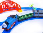 Anubhav Janni Battery Operated Train Set for Kids 66 PCS DIY Electric City Track Railway Toy with Remote Control (Big Thomas Train)Kid's Plastic Toys Sound and Flashing Lights(pack of 1) - Image 6