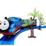 Anubhav Janni Toy Train Battery Operated Adventure Set with Light Sound Over-Bridge Tunnel Cave and Tracks Battery HMC Blue Track Sound Flashing Lights Coal Wagon Tanker for 1-5 Year (pack of 1)