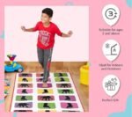 Anubhav Janni Hopscotch Play Mat Game Carpet Crawl Jump Mat|Baby Nursery Leaning Educational Toy Classroom Floor Area Rug Non Slip Large for Kids 3+Made in Indian Multicolor Jumbo(pack of 1) - Image 4