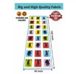 Anubhav Janni Hopscotch Play Mat Game Carpet Crawl Jump Mat|Baby Nursery Leaning Educational Toy Classroom Floor Area Rug Non Slip Large for Kids 3+Made in Indian Multicolor Jumbo(pack of 1) - Image 5