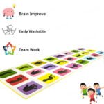 Anubhav Janni Hopscotch Play Mat Game Carpet Crawl Jump Mat|Baby Nursery Leaning Educational Toy Classroom Floor Area Rug Non Slip Large for Kids 3+Made in Indian Multicolor Jumbo(pack of 1) - Image 7