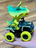 Anubhav Janni Dinosaur Shooting With Power And Cannon Monster Abs Non Toxic For Playful Multicolor Dino Cars Dinosaurs on Inertia ATVs Jurassic Style Vehicles NOT Loud Boys Girls(pack of 1) - Image 4
