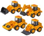 Anubhav Janni Activity Construction Vehicle Play Set Assembly Toys Trucks for Kids Friction Power Truck Excavator Bulldozer Angle Dozer Toy Road Roller 3+ Years Blue Hoop(pack of 1)