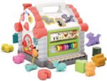 Anubhav Janni Activity House and with Shape Sorters, Musical Piano Keys, Counting Math Beads Blocks That Light Up Produce Sounds Toy for Toddlers Toys 1 2 3 Year Old Boy Girl Funny (pack of 1)