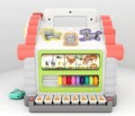 Anubhav Janni Activity House and with Shape Sorters, Musical Piano Keys, Counting Math Beads Blocks That Light Up Produce Sounds Toy for Toddlers Toys 1 2 3 Year Old Boy Girl Funny (pack of 1) - Image 3