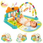 Anubhav Janni Baby Play Gym Activity Mat 0–12 Months with Detachable Toys Rattles Early Development Fitness Rack for Babies 5 in 1 Indian Musical Keyboard Piano Portable Playing(pack of 1) - Image 2