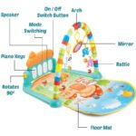 Anubhav Janni Baby Play Gym Activity Mat 0–12 Months with Detachable Toys Rattles Early Development Fitness Rack for Babies 5 in 1 Indian Musical Keyboard Piano Portable Playing(pack of 1) - Image 6