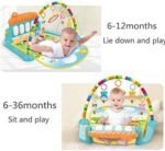 Anubhav Janni Baby Play Keyboard Piano with Music Lights and Sounds Multi Color, 0-6 Month 6-12 Month1 2 3 Years Age Boys Girls Gym Toys Functional Musical Mat Fitness Rack  (pack of 1) - Image 6