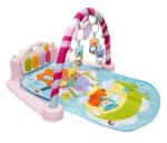 Anubhav Janni Multi Functional Musical Keyboard Mat Piano Baby Gym Fitness Rack For 0 To 24 Month Age 1 Count for Kids Dance Floor Play with 8 Sounds Music Modes Educational Touch (pack of 1)