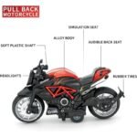 Anubhav Janni Scale Model Pull Back Action Die Cast Superbike Toy Vehicle for Kids Rubber Tyres Detailed Exterior Sports Motorcycle (Color As Per Stock) Diecast Alloy Metal Pullback (pack of 1) - Image 2
