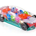 Anubhav Janni Creative Concept Car for Kids,3D Super Toy Kids with 360 Degree Rotation Gear Simulation Mechanical Racing Sound Light Toys Boys Girls Rotating Transparent 3D Flashing(pack of 1)
