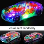 Anubhav Janni Creative Concept Car for Kids,3D Super Toy Kids with 360 Degree Rotation Gear Simulation Mechanical Racing Sound Light Toys Boys Girls Rotating Transparent 3D Flashing(pack of 1) - Image 5
