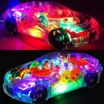 Anubhav Janni Creative Concept Car for Kids,3D Super Toy Kids with 360 Degree Rotation Gear Simulation Mechanical Racing Sound Light Toys Boys Girls Rotating Transparent 3D Flashing(pack of 1) - Image 6