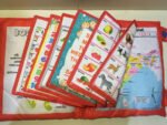 Anubhav Janni Learning Cushion Pillow Book for Kids Baby with Study 2 Languages to Learn English and Hindi Soft Play Velvet ABCD Toys Best Birthday Gift Red Colour Kid's Cotton(pack of 1) - Image 5