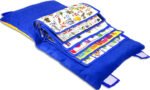 Anubhav Janni Educational Kids Learning Pillow Chart with Hindi English Bilingual Body Parts and Alphabet Frame Interactive Wall Display for Children Includes 49 Double-Sided Cards (pack of 1) - Image 2