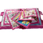 Anubhav Janni Learning Cushion Pillow Book, English and Hindi, 8 Pages, Soft Fabric Educational Book for Kids Printed Velvet Baby Pillow Kids Pillow Soft Toys Kids Boy Girl (PACK OF 1)