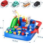 Anubhav Janni Car Adventure Manual Race Track Interactive Game with 4 Cars Multicolor Boys Dinosaur Playset Kids Garage Parking Toy Mini Educational Ramp for 3 5 7 8 Year Old Toddler (pack of 1) - Image 6