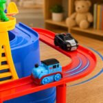 Anubhav Janni Plastic Train Adventure Toy, Mechanical Track Set with Mini Trains Educational Multifunctional Race for Kids Multicolor 3+ Years Car Toy Toys Year Old Boys Girls City (pack of 1) - Image 4