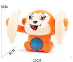 Anubhav Janni Musical Voice Controlled Monkey Toy Music Animal Toys Kids Baby Spinning Rolling Doll Tumble with Control Light and Sound Effects Sensor Multicolor(Colour as per Stock)(pack of 1) - Image 6