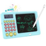 Anubhav Janni LCD Writing Tablet with Calculator for Kids Digital Slate ENote Pad Doodle Board Educational Toy Magic Drawing Rechargeable Multicolor Math Learning (Color As Per Stock)(pack of 1) - Image 2