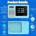 Anubhav Janni LCD Writing Tablet with Calculator for Kids Digital Slate ENote Pad Doodle Board Educational Toy Magic Drawing Rechargeable Multicolor Math Learning (Color As Per Stock)(pack of 1) - Image 5