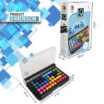 Anubhav Janni Smart Puzzle Toy Travel Game for Kids & Adults Brain-Boosting with 120 Challenges Stuff Brain Teaser Challenge Portable 3D Logic Educational Activity Cognitive Skill(pack of 1) - Image 7