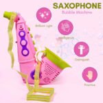 Anubhav Janni Bubble Saxophone Machine Toy for Kids Automatic Maker with Instrument Shape High Output Blower Easy Grip Design Indoor Outdoor Party Birthday Summer Play Fun Adult (pack of 1) - Image 3