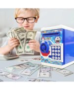 Anubhav Janni Shanti Enterprises Electronic ATM Piggy Bank for Kids Password Protected Money Saving Box with Coin Note Slot Digital Safe Toy Boys Girls Battery Operated Mini Fun(pack of 1) - Image 2