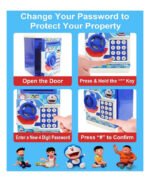Anubhav Janni Shanti Enterprises Electronic ATM Piggy Bank for Kids Password Protected Money Saving Box with Coin Note Slot Digital Safe Toy Boys Girls Battery Operated Mini Fun(pack of 1) - Image 5