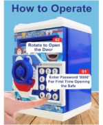 Anubhav Janni Shanti Enterprises Electronic ATM Piggy Bank for Kids Password Protected Money Saving Box with Coin Note Slot Digital Safe Toy Boys Girls Battery Operated Mini Fun(pack of 1) - Image 7