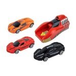 Anubhav Janni Branded Rapid Launcher Play Set Toy with 3 Die Cast Metal Stunt Car and Master Racers Sports Racing Game for Kids Multi Color boys toys race car land rapid launcher(pack of 1)